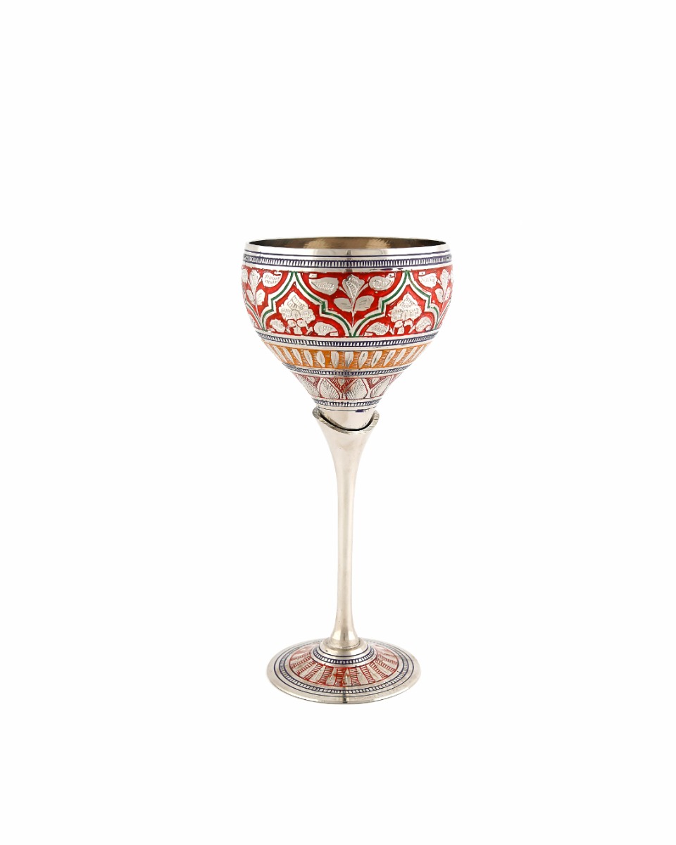 Buy Brass Wine Glass Online in India, Brass Handicrafts