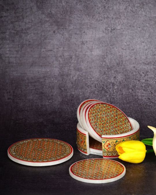 Marble Handcrafted Coasters