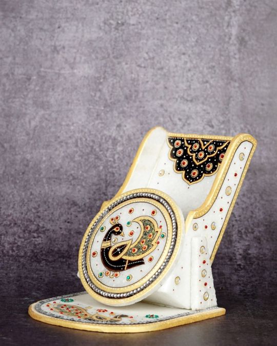 Marble Handcrafted Mobile Stand