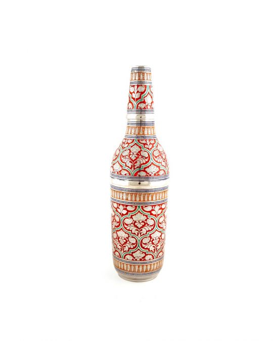 Brass Handcrafted Wine Bottle