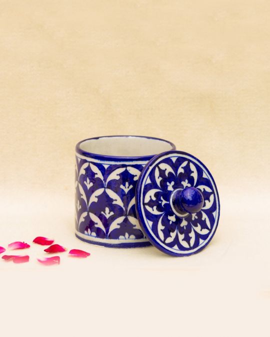 Blue Pottery - Multi-Purpose Utility Jar in Blue & White