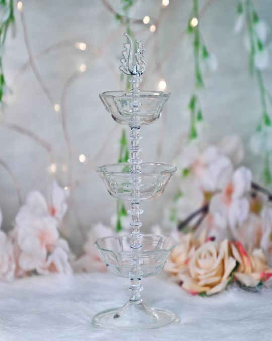 Handcrafted Trio Oil Lamp