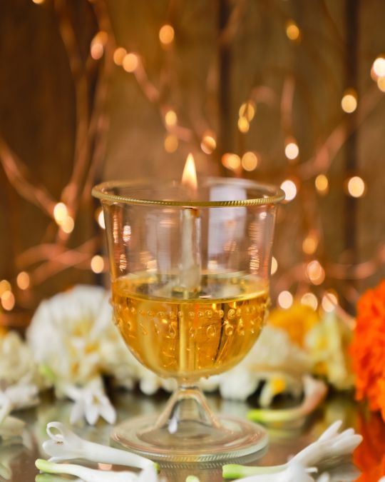 Crystal Handcrafted Designer Lamp Big Size