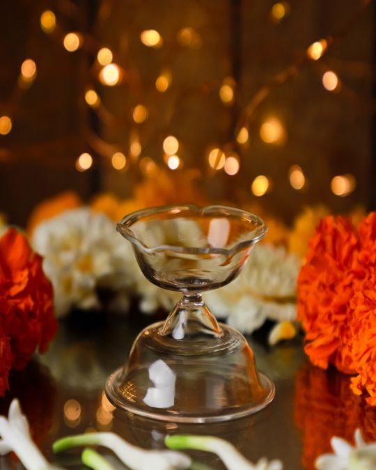 Crystal Handcrafted Ghee Lamp