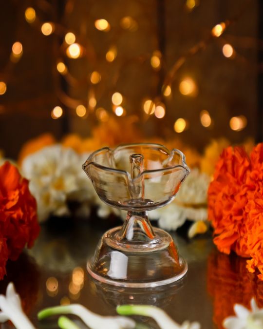 Crystal Handcrafted Oil Lamp