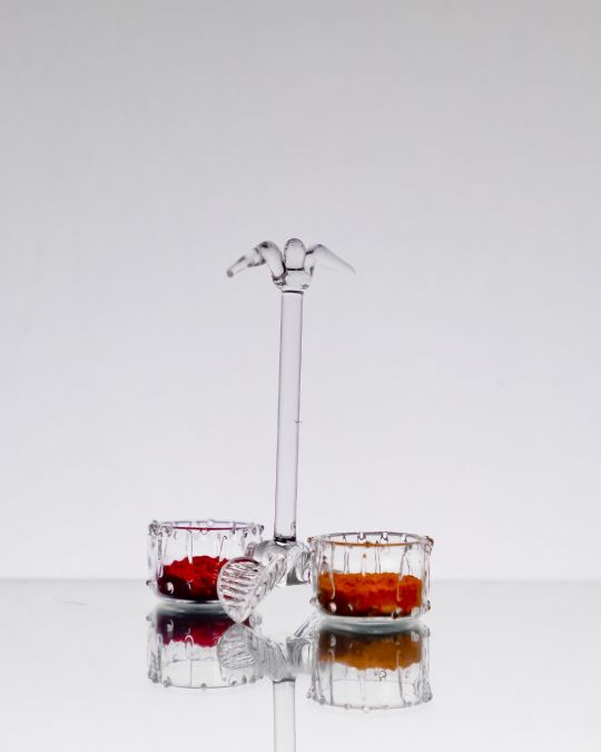 Crystal Handcrafted Kumkum Holder