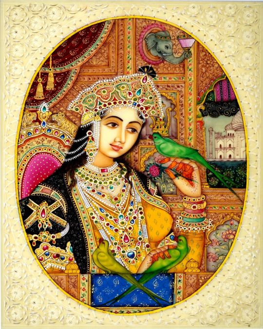 Mumtaz Miniature Painting - Artificial Painting (Unframed) 