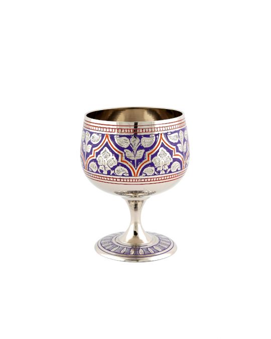 Brass Handcrafted Goblet 5"