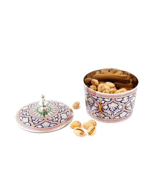 Brass Handcrafted Marori Khulai Work Container