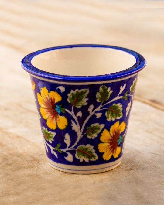 Blue Pottery- Blue Color Handcrafted Planter