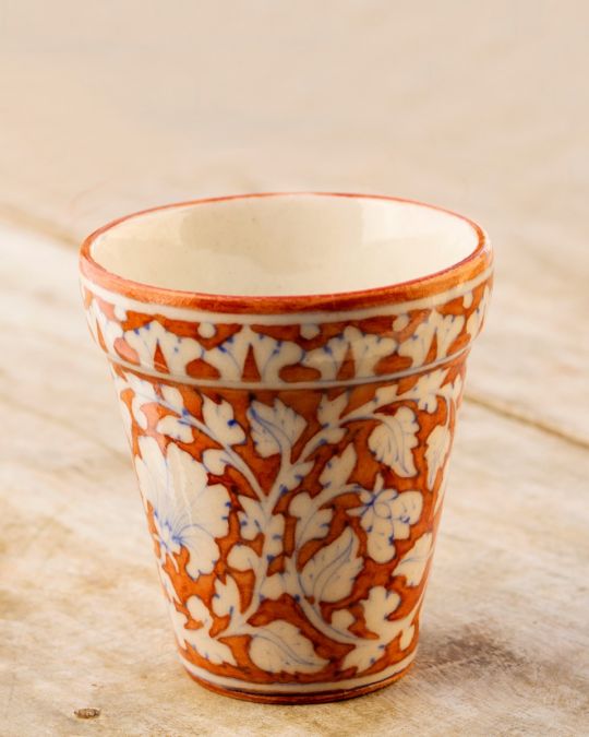 Blue Pottery Handcrafted Planter