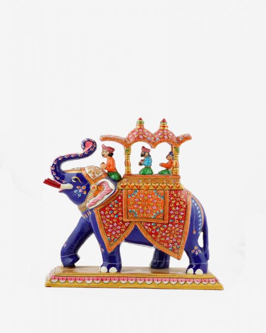 Metal Handcrafted Ambabri Elephant