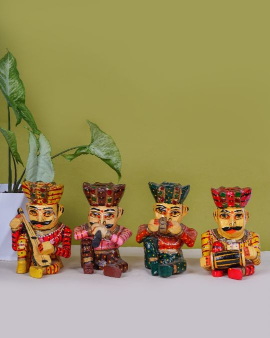 Handcrafted Musicians Set of 4