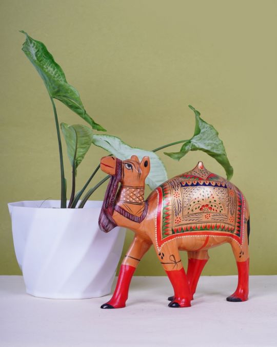Kadam Wood Handcrafted Camel 