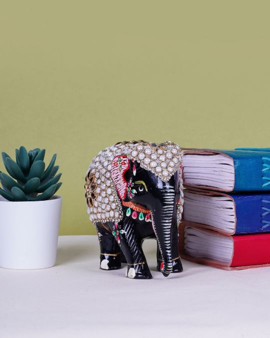 Handcrafted Bead Work Elephant 