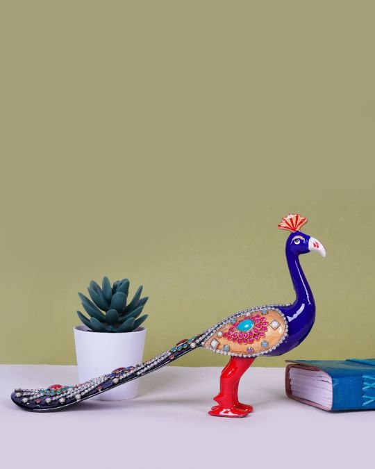 Metal Handcrafted Decorative Peacock