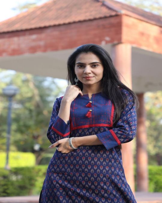 Handblock Printed Kurti and Plazo set