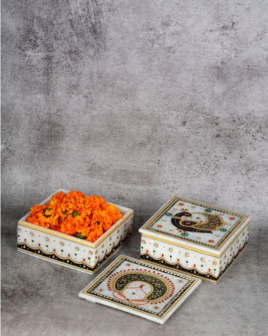 Handcrafted Marble Box