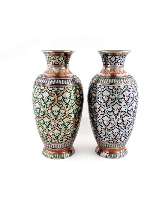 Handcrafted Jaipuri Design Flower Vase