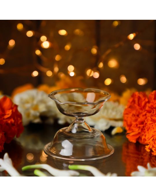 Crystal Handcrafted Ghee Lamp