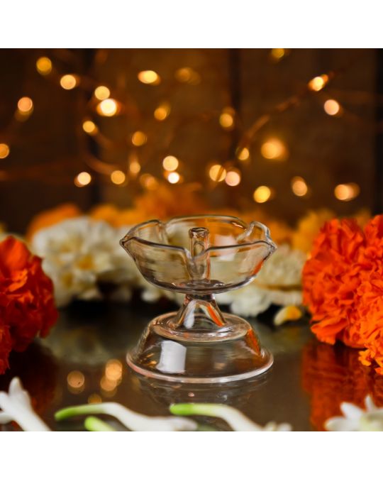Crystal Handcrafted Oil Lamp