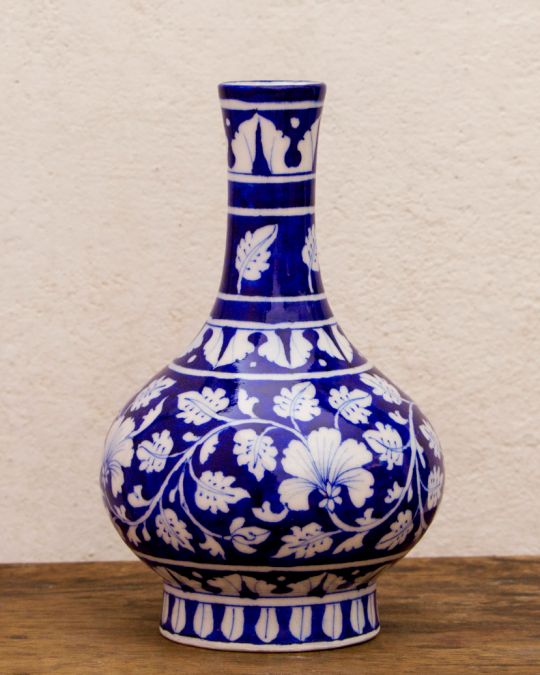 Blue Pottery Handcrafted Surai Vase