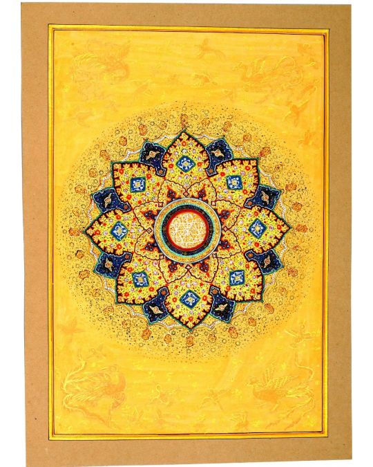 Mughal Design Miniature Painting (unframed)