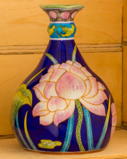 Blue Pottery Handcrafted Exclusive Flower Pot