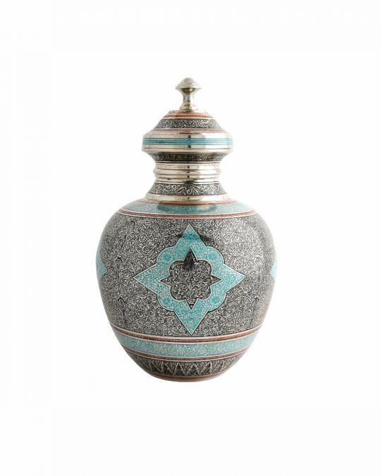 Brass Handcrafted Marori Work Pot