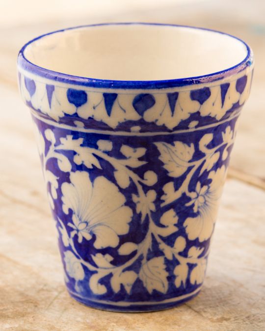 Blue Pottery- Blue & White Color Handcrafted Planter