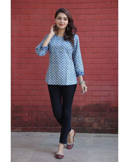 Blue Kurti