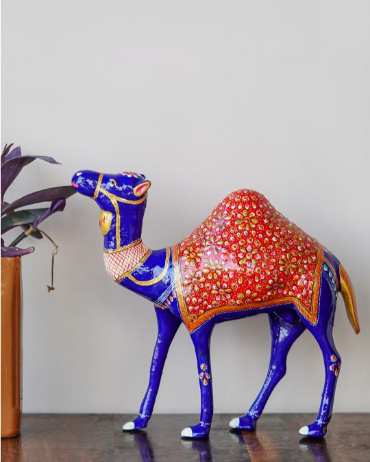 Colorful Camel Figurine - Metal Handcraft