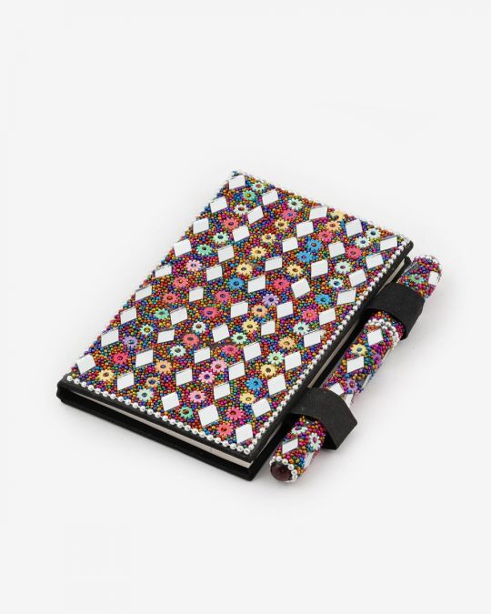 Handcrafted Lac Diary with Pen - Pack of 5