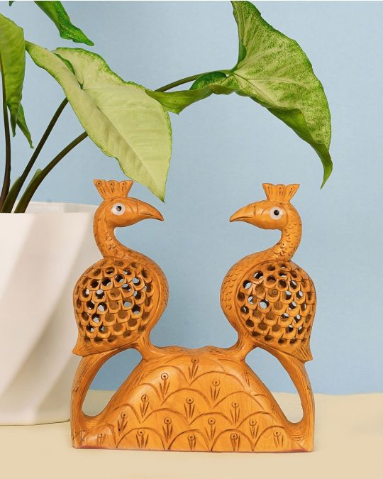 Kadam Wood Handcrafted Birds Figurine