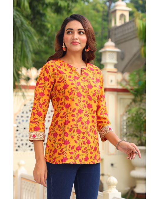 Handblock Printed Kurti