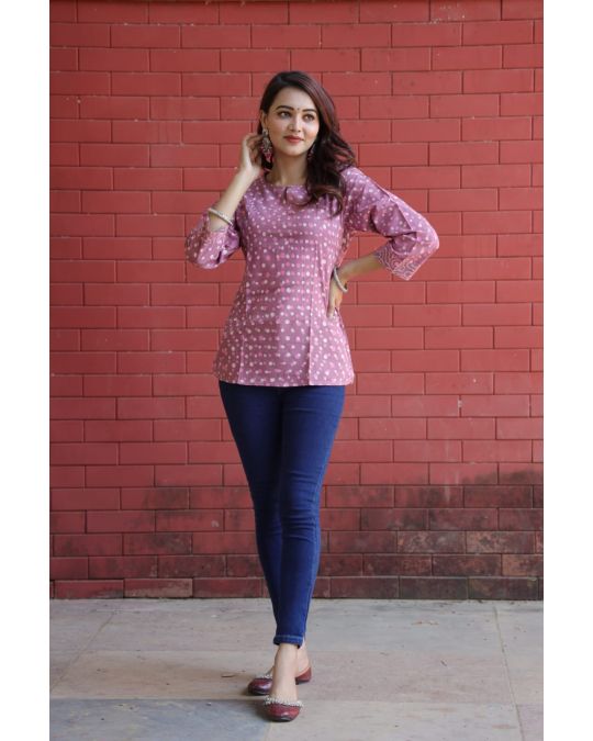 Handblock Printed Kurti