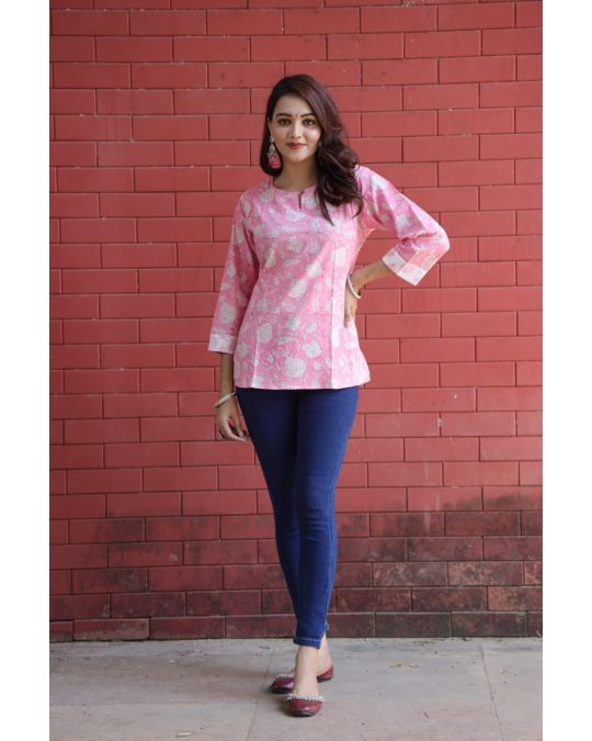 Handblock Printed Kurti