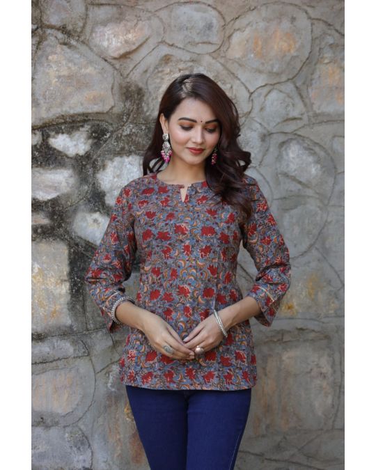 Handblock Printed Kurti