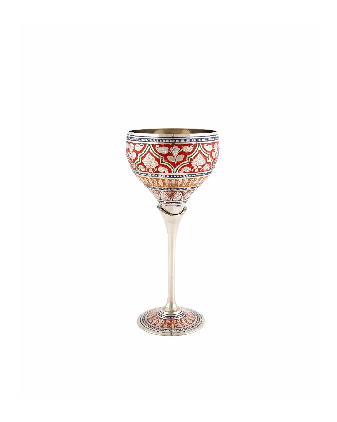 Buy Brass Wine Glass Online in India | Brass Handicrafts | Rudhigat