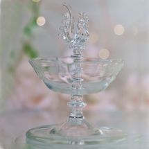 Crystal Handcrafted Seated Oil Lamp
