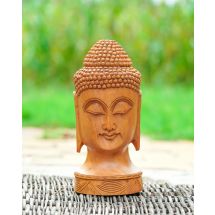 Lord Buddha Figurine - Wooden Handicraft
