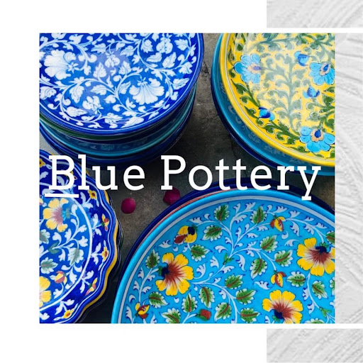 Blue pottery