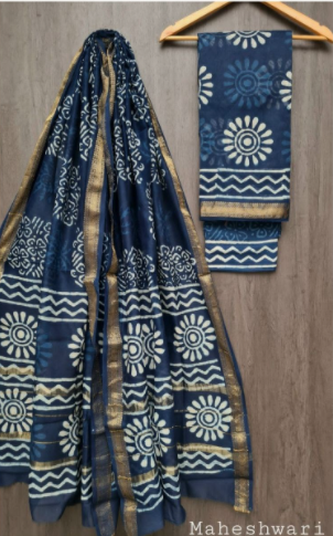 Rajasthani Bagru print kurtis online in India