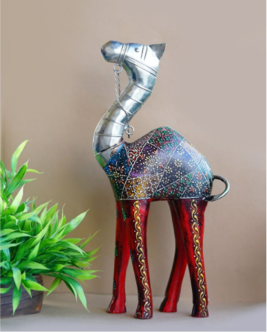 Camel Coloured Metal Craft